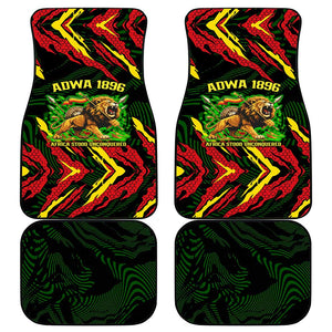 Menelik II Car Mats with Lion of Adwa Title, Battle of Adwa 1896 Graphic and Bold Pan-African - African Pride