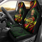 Menelik II Car Seat Cover with Lion of Adwa Title, Battle of Adwa 1896 Graphic and Bold Pan-African - African Pride