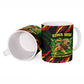 Menelik II Ceramic Mug with Lion of Adwa Title, Battle of Adwa 1896 Graphic and Bold Pan-African - African Pride
