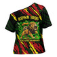Menelik II Cross Shoulder Shirt with Lion of Adwa Title, Battle of Adwa 1896 Graphic and Bold Pan-African - African Pride