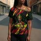 Menelik II Cross Shoulder Shirt with Lion of Adwa Title, Battle of Adwa 1896 Graphic and Bold Pan-African - African Pride