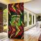 Menelik II Door Cover with Lion of Adwa Title, Battle of Adwa 1896 Graphic and Bold Pan-African - African Pride