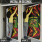 Menelik II Door Cover with Lion of Adwa Title, Battle of Adwa 1896 Graphic and Bold Pan-African - African Pride