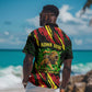 Menelik II Hawaiian Shirt with Lion of Adwa Title, Battle of Adwa 1896 Graphic and Bold Pan-African - African Pride