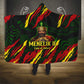 Menelik II Hooded Blanket with Lion of Adwa Title, Battle of Adwa 1896 Graphic and Bold Pan-African - African Pride