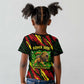 Menelik II Kid T shirt with Lion of Adwa Title, Battle of Adwa 1896 Graphic and Bold Pan-African - African Pride
