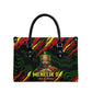Menelik II Leather Bag with Lion of Adwa Title, Battle of Adwa 1896 Graphic and Bold Pan-African - African Pride