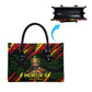 Menelik II Leather Bag with Lion of Adwa Title, Battle of Adwa 1896 Graphic and Bold Pan-African - African Pride