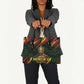 Menelik II Leather Bag with Lion of Adwa Title, Battle of Adwa 1896 Graphic and Bold Pan-African - African Pride