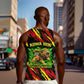 Menelik II Men Tank Top with Lion of Adwa Title, Battle of Adwa 1896 Graphic and Bold Pan-African - African Pride