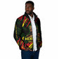 Menelik II Padded Jacket with Lion of Adwa Title, Battle of Adwa 1896 Graphic and Bold Pan-African - African Pride