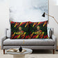Menelik II Pillow Cover with Lion of Adwa Title, Battle of Adwa 1896 Graphic and Bold Pan-African - African Pride
