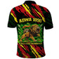 Menelik II Polo Shirt with Lion of Adwa Title, Battle of Adwa 1896 Graphic and Bold Pan-African - African Pride