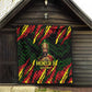 Menelik II Quilt with Lion of Adwa Title, Battle of Adwa 1896 Graphic and Bold Pan-African - African Pride