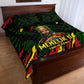 Menelik II Quilt Bed Set with Lion of Adwa Title, Battle of Adwa 1896 Graphic and Bold Pan-African - African Pride
