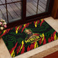 Menelik II Rubber Doormat with Lion of Adwa Title, Battle of Adwa 1896 Graphic and Bold Pan-African - African Pride
