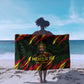 Menelik II Sarong with Lion of Adwa Title, Battle of Adwa 1896 Graphic and Bold Pan-African - African Pride