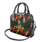 Menelik II Shoulder Handbag with Lion of Adwa Title, Battle of Adwa 1896 Graphic and Bold Pan-African - African Pride