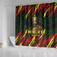 Menelik II Shower Curtain with Lion of Adwa Title, Battle of Adwa 1896 Graphic and Bold Pan-African - African Pride