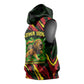 Menelik II Sleeveless Hoodie with Lion of Adwa Title, Battle of Adwa 1896 Graphic and Bold Pan-African - African Pride