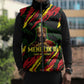 Menelik II Sleeveless Puffer Jacket with Lion of Adwa Title, Battle of Adwa 1896 Graphic and Bold Pan-African - African Pride