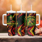 Menelik II Tumbler With Handle with Lion of Adwa Title, Battle of Adwa 1896 Graphic and Bold Pan-African - African Pride