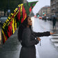 Menelik II Umbrella with Lion of Adwa Title, Battle of Adwa 1896 Graphic and Bold Pan-African - African Pride