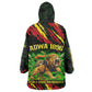 Menelik II Wearable Blanket Hoodie with Lion of Adwa Title, Battle of Adwa 1896 Graphic and Bold Pan-African - African Pride