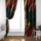 Menelik II Window Curtain with Lion of Adwa Title, Battle of Adwa 1896 Graphic and Bold Pan-African - African Pride