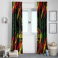 Menelik II Window Curtain with Lion of Adwa Title, Battle of Adwa 1896 Graphic and Bold Pan-African - African Pride