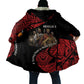 Menelik II Cloak with Adwa Victory Map, Africa Defeated an Empire Text and Red Geometric - African Pride