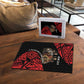 Menelik II Puzzle with Adwa Victory Map, Africa Defeated an Empire Text and Red Geometric - African Pride