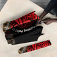 Menelik II Umbrella with Adwa Victory Map, Africa Defeated an Empire Text and Red Geometric - African Pride