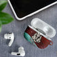 Hatshepsut AirPods Case with Pharaoh Bust Illustration, Female Pharaoh Title and Egyptian Hieroglyph - African Pride