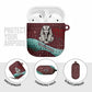 Hatshepsut AirPods Case with Pharaoh Bust Illustration, Female Pharaoh Title and Egyptian Hieroglyph - African Pride