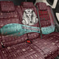Hatshepsut Back Car Seat Cover with Pharaoh Bust Illustration, Female Pharaoh Title and Egyptian Hieroglyph - African Pride