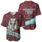 Hatshepsut Baseball Jersey with Pharaoh Bust Illustration, Female Pharaoh Title and Egyptian Hieroglyph - African Pride