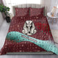 Hatshepsut Bedding Set with Pharaoh Bust Illustration, Female Pharaoh Title and Egyptian Hieroglyph - African Pride