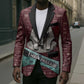 Hatshepsut Blazer with Pharaoh Bust Illustration, Female Pharaoh Title and Egyptian Hieroglyph - African Pride