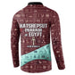 Hatshepsut Button Sweatshirt with Pharaoh Bust Illustration, Female Pharaoh Title and Egyptian Hieroglyph