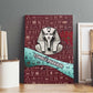 Hatshepsut Canvas Wall Art with Pharaoh Bust Illustration, Female Pharaoh Title and Egyptian Hieroglyph - African Pride