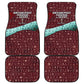 Hatshepsut Car Mats with Pharaoh Bust Illustration, Female Pharaoh Title and Egyptian Hieroglyph - African Pride
