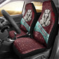 Hatshepsut Car Seat Cover with Pharaoh Bust Illustration, Female Pharaoh Title and Egyptian Hieroglyph - African Pride