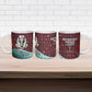 Hatshepsut Ceramic Mug with Pharaoh Bust Illustration, Female Pharaoh Title and Egyptian Hieroglyph - African Pride