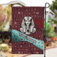 Hatshepsut Garden Flag with Pharaoh Bust Illustration, Female Pharaoh Title and Egyptian Hieroglyph - African Pride