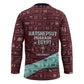 Hatshepsut Hockey Jersey with Pharaoh Bust Illustration, Female Pharaoh Title and Egyptian Hieroglyph - African Pride
