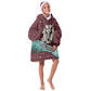 Hatshepsut Kid Wearable Blanket Hoodie with Pharaoh Bust Illustration, Female Pharaoh Title and Egyptian Hieroglyph - African Pride