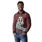 Hatshepsut Long Sleeve Polo Shirt with Pharaoh Bust Illustration, Female Pharaoh Title and Egyptian Hieroglyph - African Pride