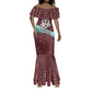 Hatshepsut Mermaid Dress with Pharaoh Bust Illustration, Female Pharaoh Title and Egyptian Hieroglyph - African Pride