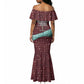 Hatshepsut Mermaid Dress with Pharaoh Bust Illustration, Female Pharaoh Title and Egyptian Hieroglyph - African Pride